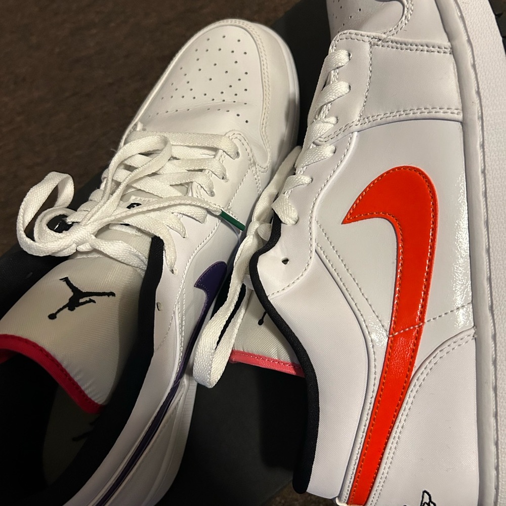 Jordan 1 low multicolor
